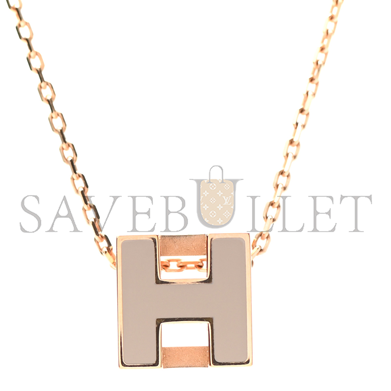 H**mes rose gold lacquered cage d